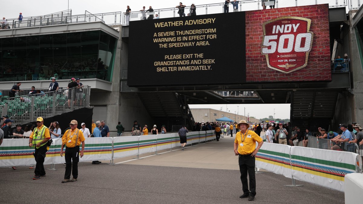 Indy 500 delayed by strong thunderstorms nbc sports boston