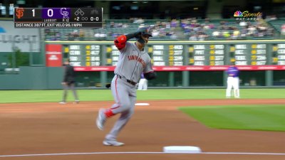 Conforto's solo homer gets Giants offense going