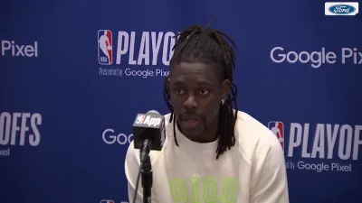 Jrue Holiday on going to work against Donovan Mitchell in Game 3