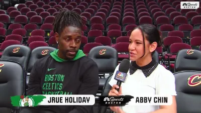 Jrue Holiday very impressed with how Tatum & Brown handle the pressure