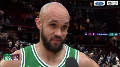 Exclusive: Derrick White talks challenging Game 4 win in Cleveland