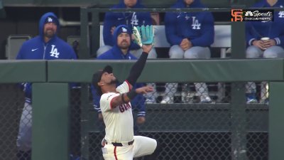 Matos keeps Dodgers off board with incredible catch to prevent homer