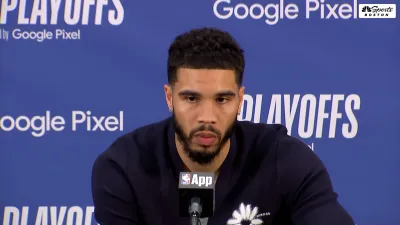 Tatum praises Jaylen Brown: “Game continues to slow down for him”