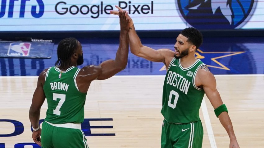 Jaylen Brown and Jayson Tatum