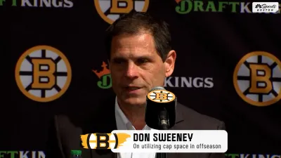 Don Sweeney talks how Bruins will utilize cap space in offseason