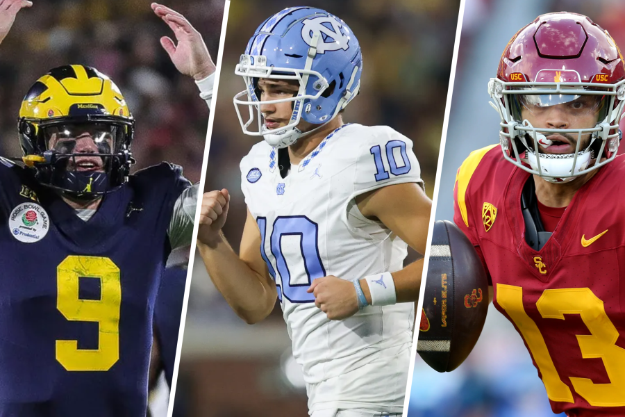 How Drake Maye's offensive situation compares to other first-round quarterbacks