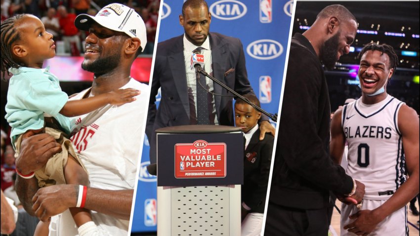 LeBron and Bronny James to be first father-son duo in NBA on same team