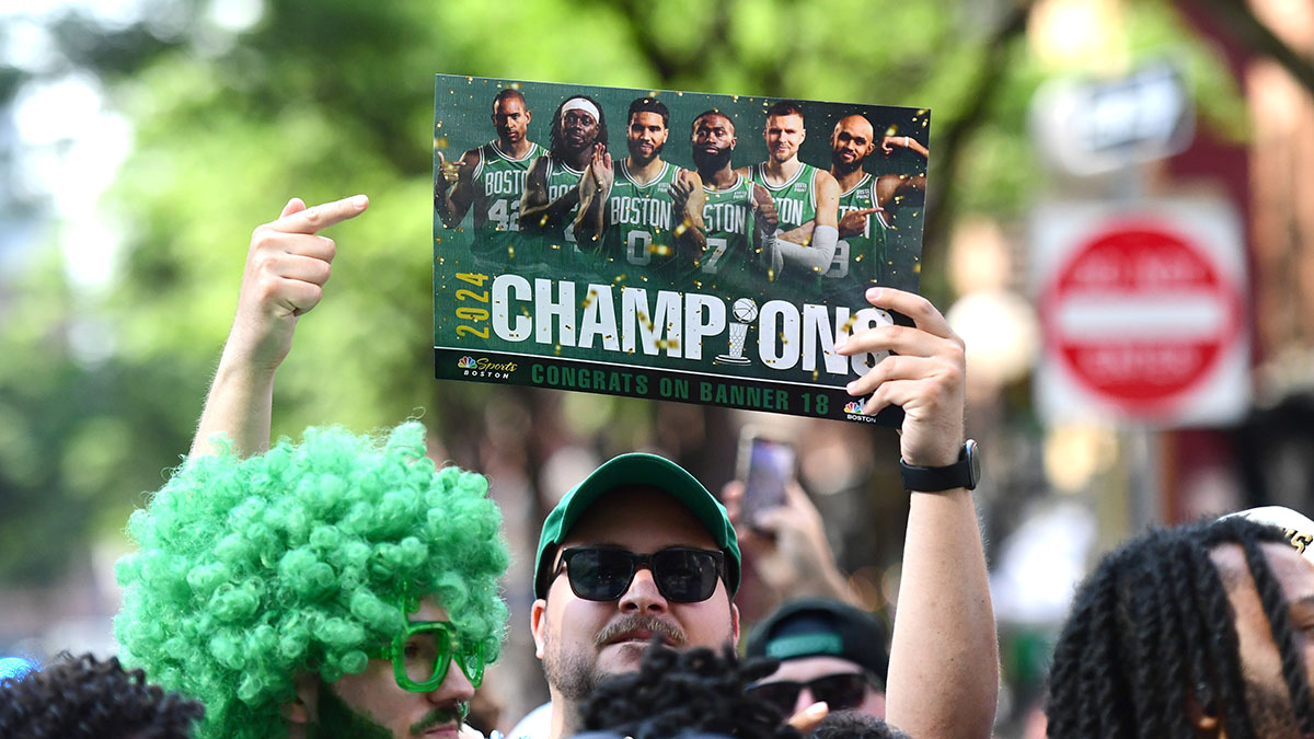 Best signs from Celtics championship parade Celtics fans troll Luka