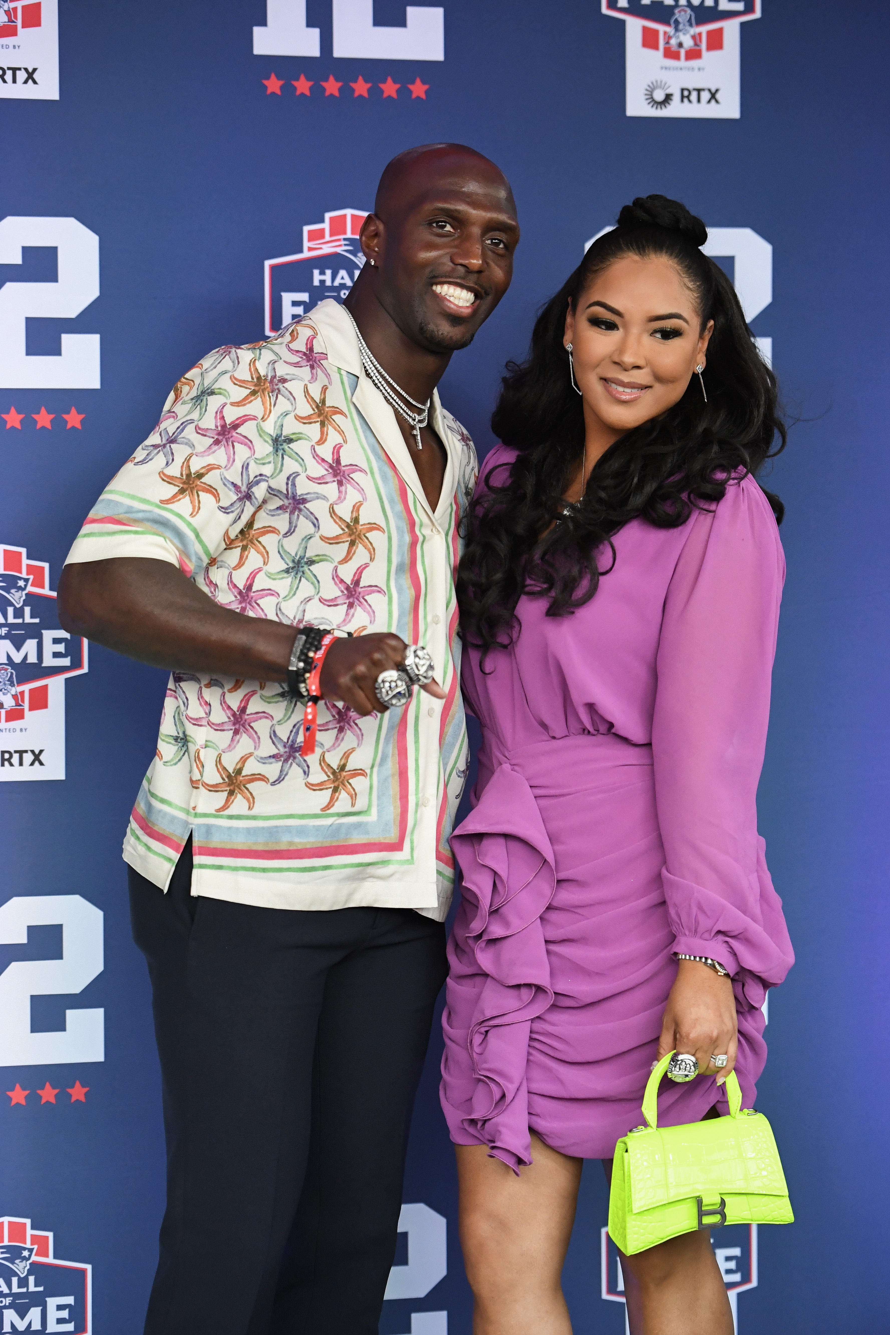 Devin McCourty poses for a photo prior to the 2024 Hall of Fame Induction Ceremony for Tom Brady at Gillette Stadium on June 12, 2024 in Foxborough, Massachusetts.