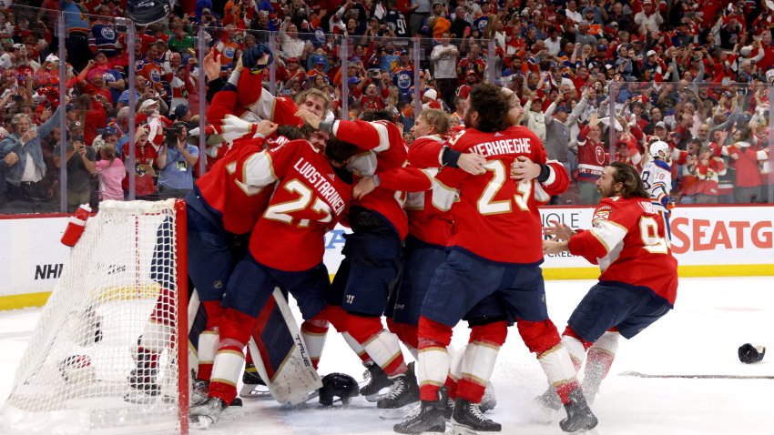 Panthers celebrate Stanley Cup Final win