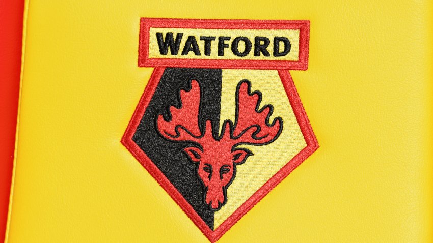 A Watford club crest.