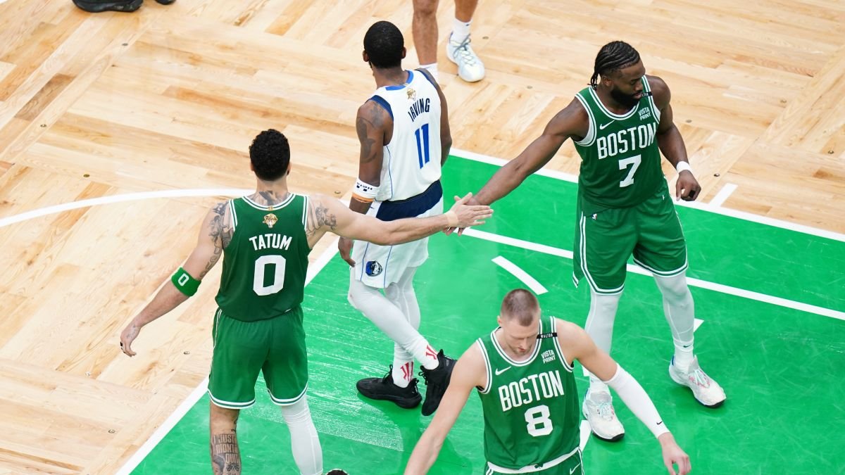 Watch best of Tatum, Brown mic’d up from Celtics’ title-clinching Game 5