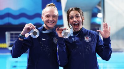 Kassidy Cook and Sarah Bacon win first American medal of the 2024 Olympics