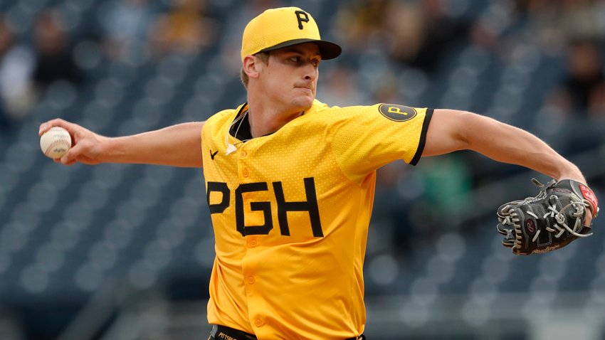 Pirates pitcher Quinn Priester