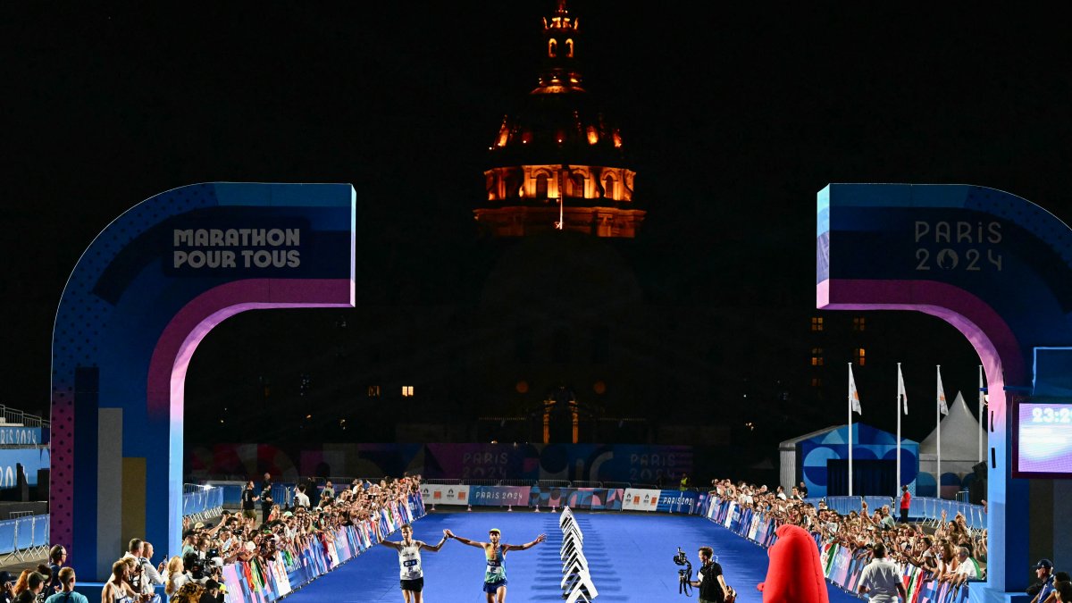 What is the ‘Marathon for All’ featured in the Olympic Closing Ceremony