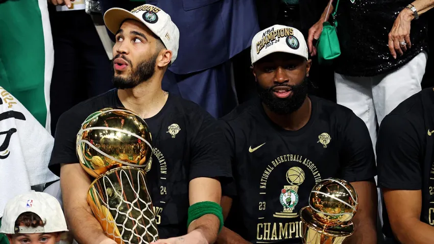 Celtics stars Jayson Tatum and Jaylen Brown