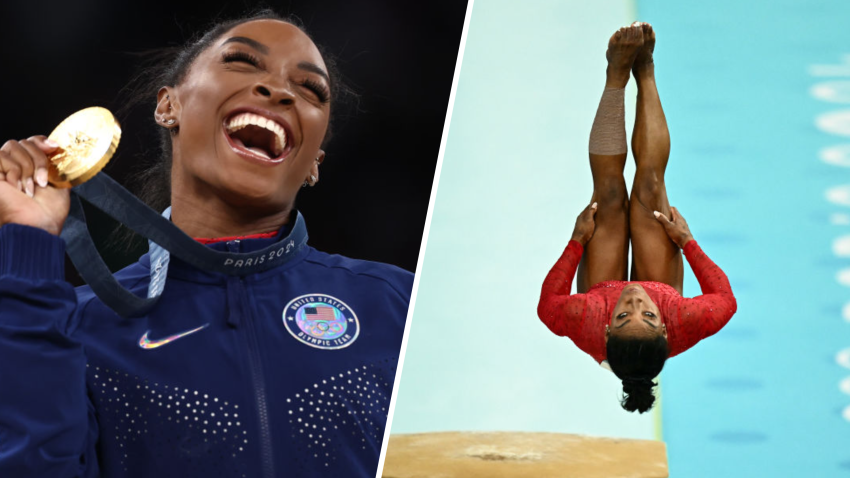 Simone Biles soars to gold on vault