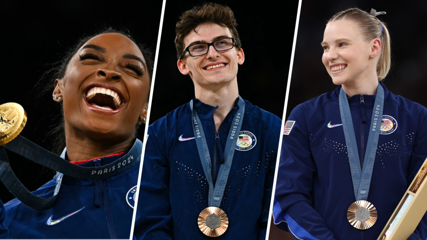 Simone Biles, Stephen Nedoroscik, Jade Carey