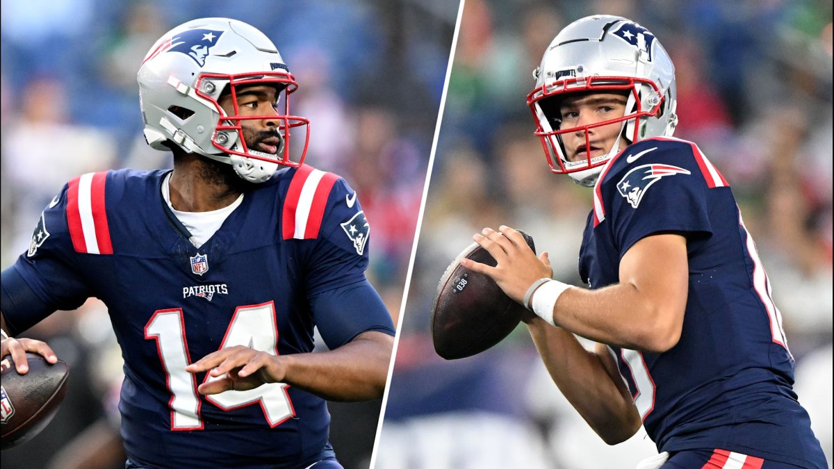 Who has to prove more in the final preseason game, Jacoby Brissett or Drake Maye? – NBC Sports Boston