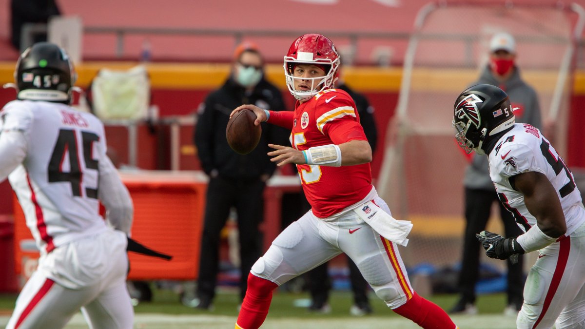 Chiefs’ Mahomes could break these NFL records vs. Falcons on SNF NBC