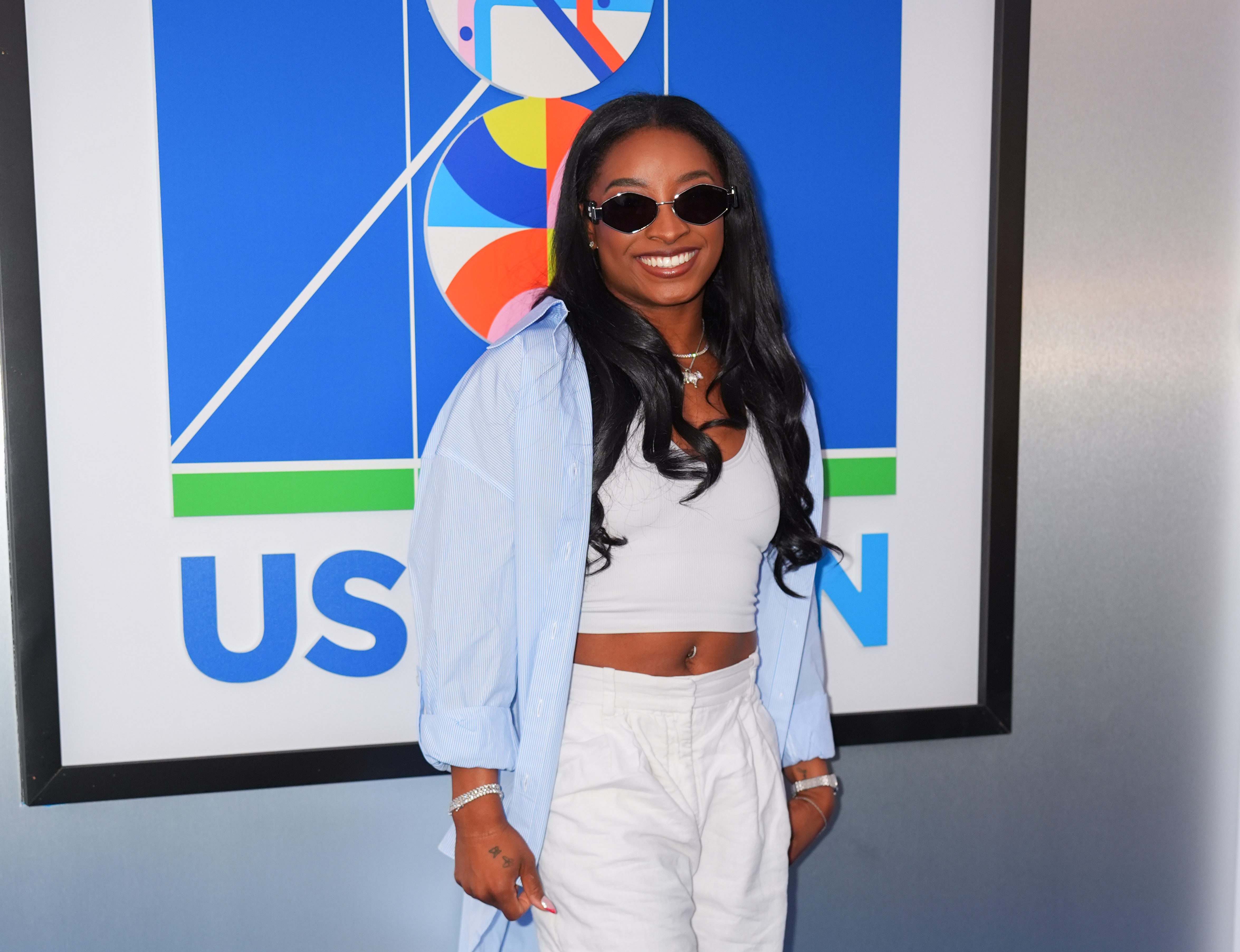 Simone Biles reveals dream doubles partner at 2024 US Open NBC Sports