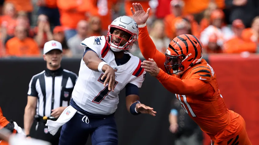 Patriots quarterback Jacoby Brissett