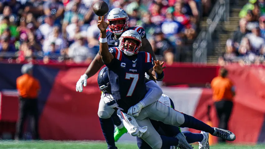 Patriots quarterback Jacoby Brissett