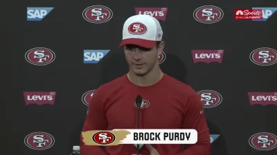 Purdy impressed with Mason's seamless transition into 49ers starting role