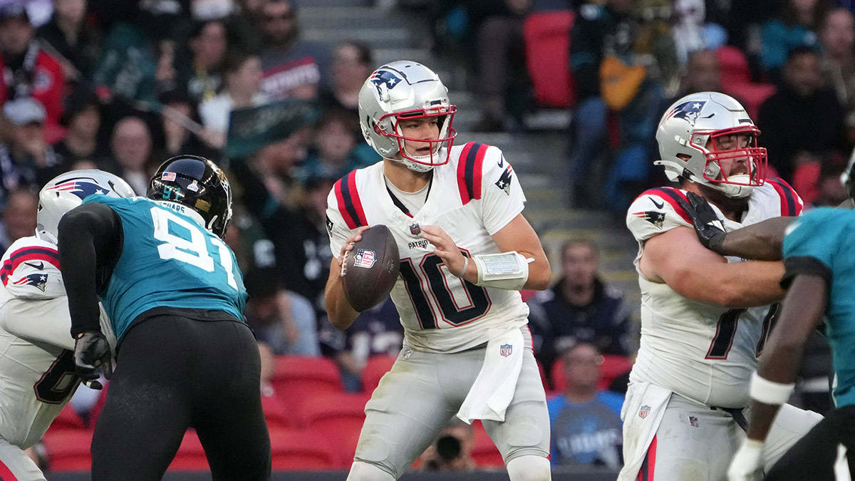 PatriotsJaguars Stock watch Drake Maye shines; run defense fails