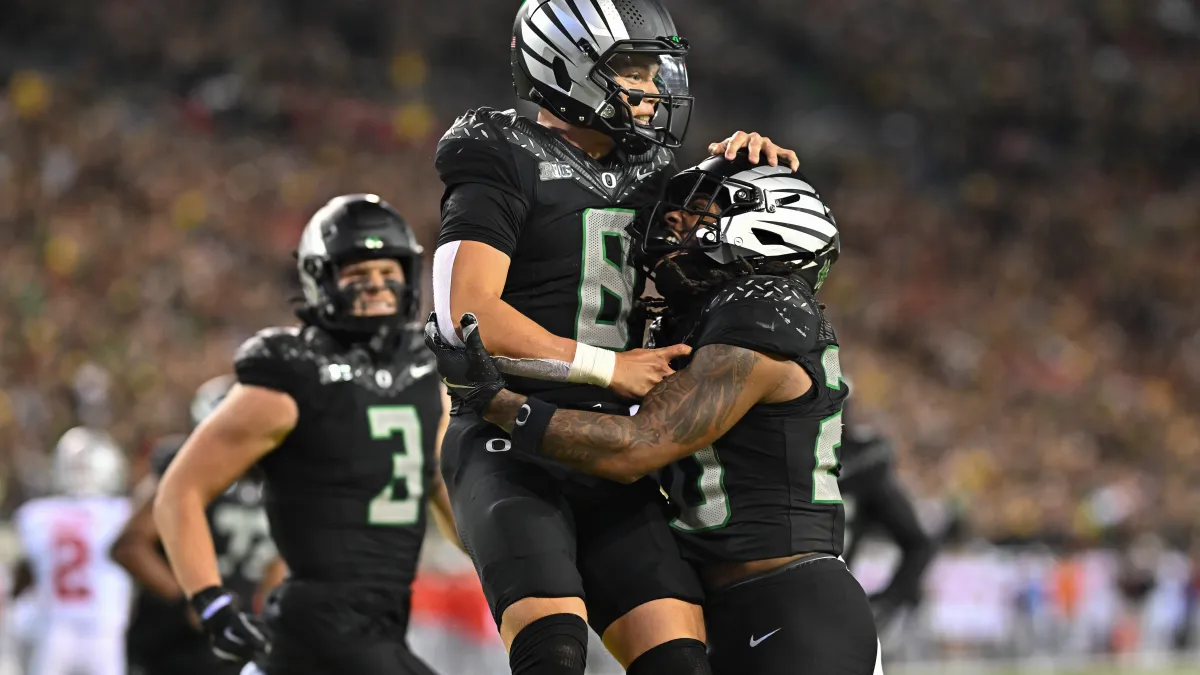 No. 3 Oregon beats No. 2 Ohio State in Big Ten showdown NBC Sports Boston