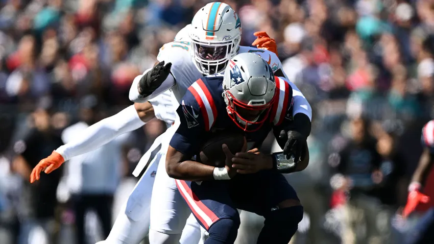 Patriots quarterback Jacoby Brissett