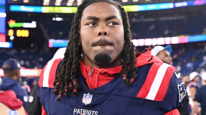 August 8, 2024; Foxborough, MA, USA;  New England Patriots wide receiver K.J. Osborn (2) leaves the field after defeating the Carolina Panthers at Gillette Stadium. Mandatory Credit: Eric Canha-USA TODAY Sports