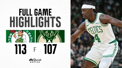 Highlights: Celtics overcome 17-pt deficit to beat Bucks