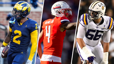 Michigan cornerback Will Johnson, Arizona wide receiver Tetairoa McMillan and LSU offensive tackle Will Campbell.