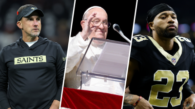 Pope's tweets accidentally tag New Orleans Saints, again