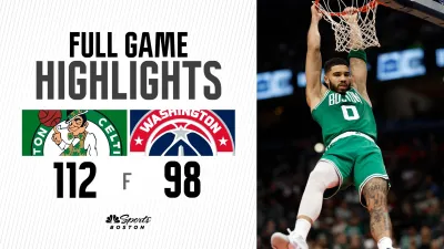 Highlights: Tatum leads Celtics to dominant win over Wizards