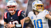 Live updates: Drake Maye, Patriots clash with Herbert, Chargers