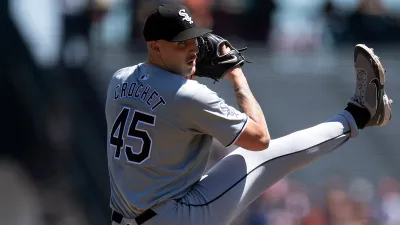 White Sox pitcher Garrett Crochet