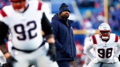 Patriots head coach Jerod Mayo