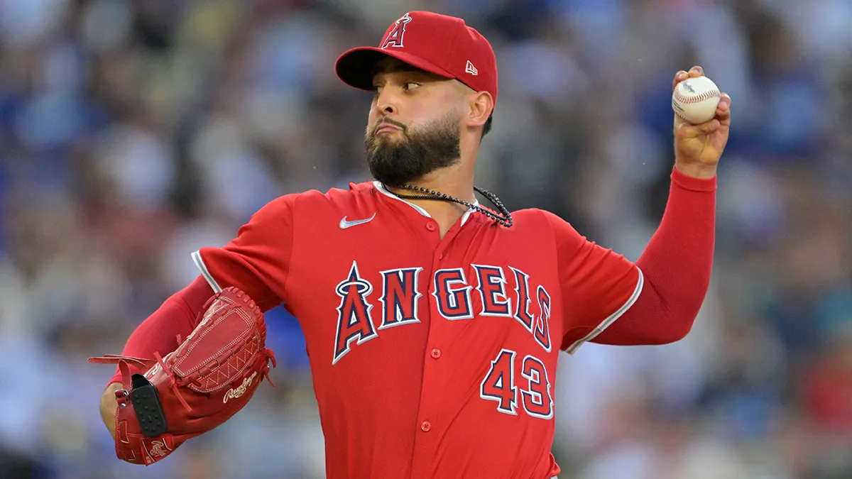 Angels pitcher Patrick Sandoval