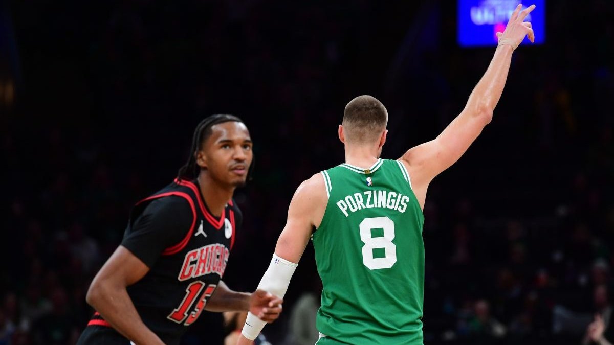Celtics Crush Bulls 122-100, Porzingis Shines with 34 Points