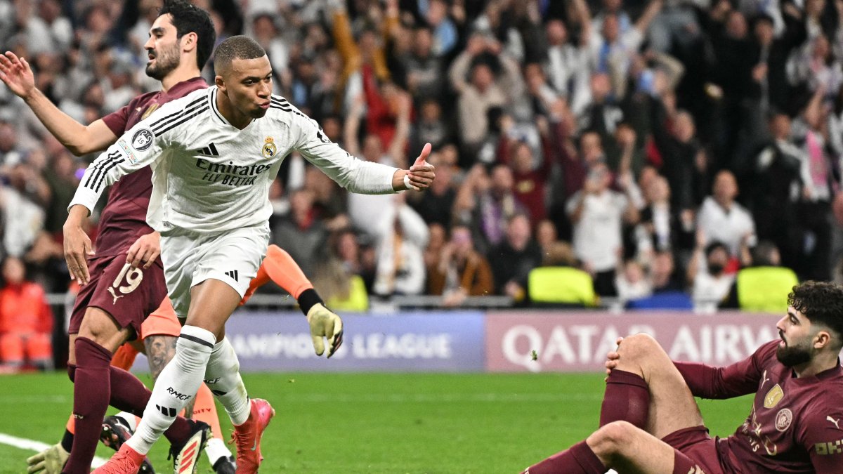 Mbappe Scores Hat trick Real Madrid Eliminates Man City From UCL NBC Mbappe Scores Hat trick Real Madrid Eliminates Man City From UCL NBC