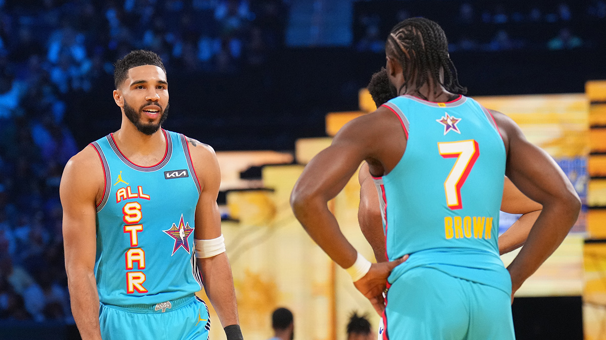 Jayson Tatum Jaylen Brown Shine At 2025 NBA All Star Game NBC Sports Jayson Tatum GettyImages 2199457836
