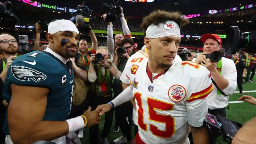 Jalen Hurts, Patrick Mahomes