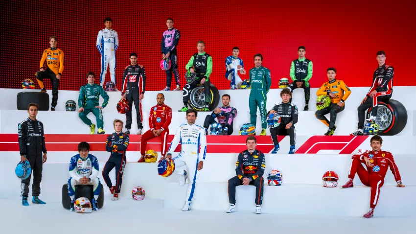 2025 Formula 1 drivers stand