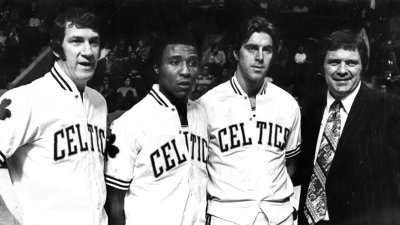 Dave Cowens, Jo Jo White, John Havlicek, Tommy Heinsohn