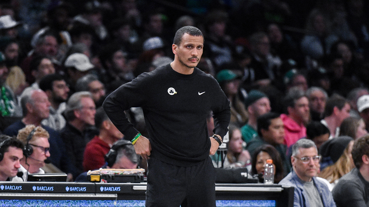 Celtics head coach Joe Mazzulla reacts to change in team ownership