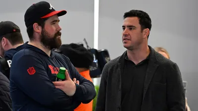 Patriots teammates David Andrews and Joe Cardona