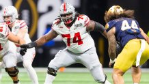 Ohio State offensive lineman Donovan Jackson