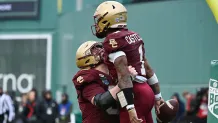 Boston College offensive lineman Drew Kendall